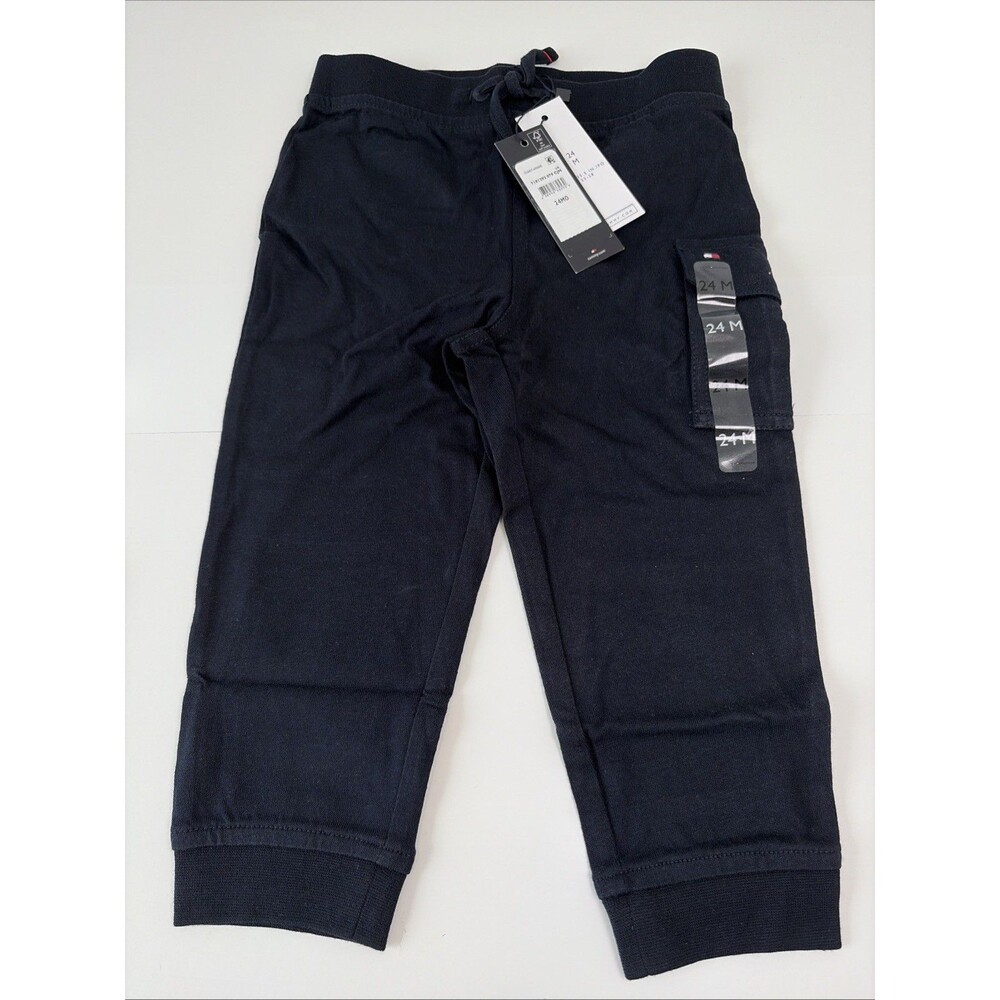 Tommy Hilfiger Babies' Knit Cargo Pant Dark Blue Size 24 Months